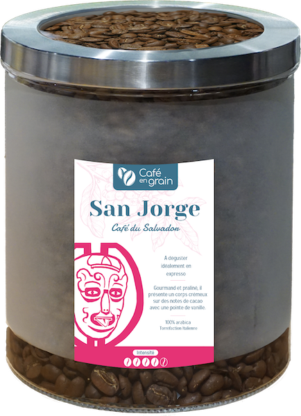 Café Salvador SAN JORGE Pente du volcan Santa Ana